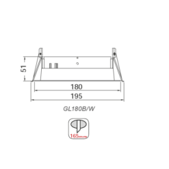 Осветително тяло ACA Lighting GL180W за хол в класически стил