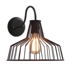 Винтидж аплик ACA Lighting HADES за спалня от марката