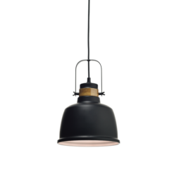 Винтидж пендел ACA Lighting ERNEST с дърво