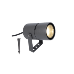 Външен прожектор ACA Lighting ФАСАДЕН КОЛЧЕ със стъкло за градина