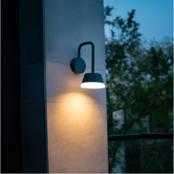 Фасаден аплик ACA Lighting VIANA в обстановка на фасада
