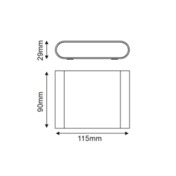 Фасаден аплик ACA Lighting LG2631G над фасада - декоративно осветление