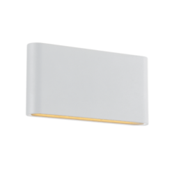 Фасаден аплик ACA Lighting LG2632W със стъкло за фасада