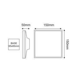 Фасаден аплик ACA Lighting LG2802G в обстановка на фасада