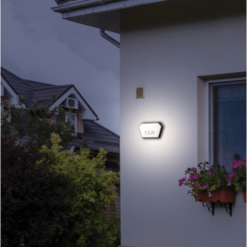 Фасаден аплик ACA Lighting LIZIO в обстановка на фасада