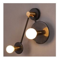 Аплик ACA Lighting CLOCK в интериор на спалня - декоративно осветление
