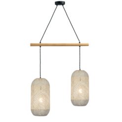 Пендел ACA Lighting COCONUT с дърво