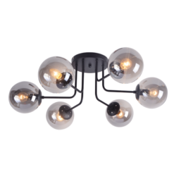 Плафон ACA Lighting BOMBAY със стъкло за хол