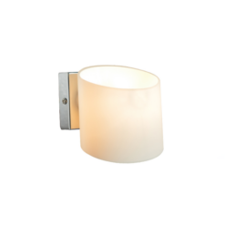 Аплик ACA Lighting MOET със стъкло за спалня