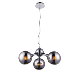 Пендел ACA Lighting ATOM със стъкло за хол