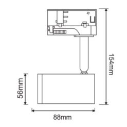 Осветително тяло ACA Lighting TS68GU3CB за хол в класически стил