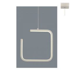 Осветително тяло ACA Lighting V27LEDP22WH в обстановка на хол