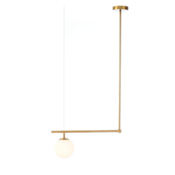 Пендел ACA Lighting THETIS със стъкло за хол