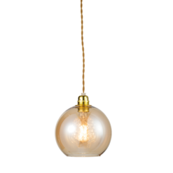 Пендел ACA Lighting PYTHIA със стъкло за хол