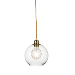 Пендел ACA Lighting PYTHIA със стъкло за хол