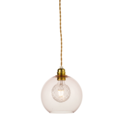 Пендел ACA Lighting PYTHIA със стъкло за хол