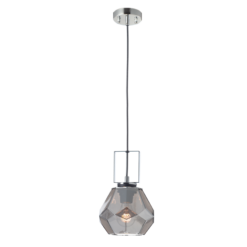 Пендел ACA Lighting DIAMONDRA със стъкло за хол