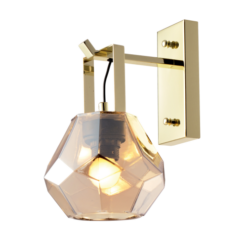 Аплик ACA Lighting DIAMONDRA със стъкло