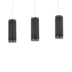 Пендел ACA Lighting YL10P318BK в интериор на хол - декоративно осветление