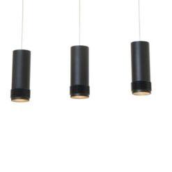 Пендел ACA Lighting YL11P318BK в интериор на хол - декоративно осветление