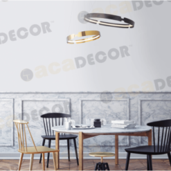 Осветително тяло ACA Lighting THEMIDA в интериор на хол - декоративно осветление