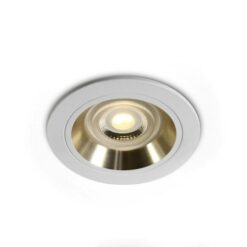 Луна за вграждане One Light 10105ALG/W/GL Round recessed lamp