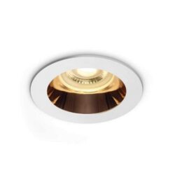 Луна за вграждане One Light 10105M/W/CU White Round Recessed Lamp