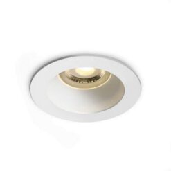 Луна за вграждане One Light 10105M/W/W White Round Recessed Lamp