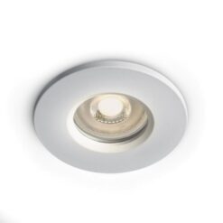 Луна за вграждане One Light 10105R1/W White IP65 Round Recessed Lamp