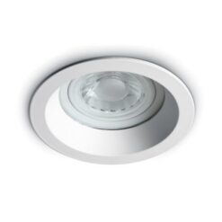 Луна за вграждане One Light 10105R2/W White IP65 Round Recessed Lamp