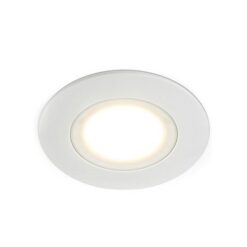 LED луна за вграждане One Light 10106P/W/W 6W 3000K ROUND RECESSED LAMP