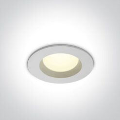 LED панел за вграждане One Light 10107B/W/W 7W 3000K IP54 LED PANEL WHITE ROUND