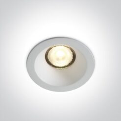 LED луна за вграждане One Light 10107WP/W/W 6,5W 3000K IP65 WHITE ROUND