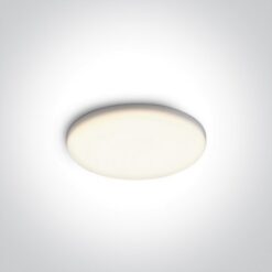 LED панел за вграждане One Light 10108CF/W/W 8W 3000K IP65 FRAMELESS WHITE ROUND