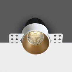 LED луна за вграждане One Light 10112BTR/BS/W 12W 3000K Round Trimless Mini