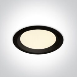 LED панел за вграждане One Light 10120UV/B 20W CCT LED PANEL BLACK ROUND IP44