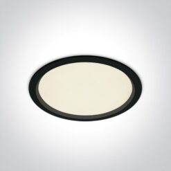 LED панел за вграждане One Light 10130U/B/C 30W 4000K LED PANEL BLACK ROUND IP44