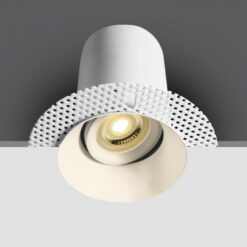 Луна за вграждане One Light 11105F/W TRIMLESS White Round Recessed Lamp