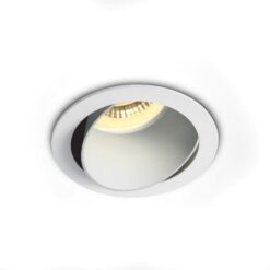 Луна за вграждане One Light 11105M/W/W White Round Recessed Lamp