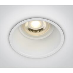 Луна за вграждане One Light 11105TG/W White Round Recessed Lamp