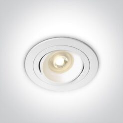 Луна за вграждане One Light 11105UB/W Round Retro Range GU10 White