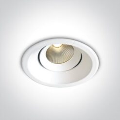 LED луна за вграждане One Light 11112TA/W/W 12W 3000K WHITE ROUND