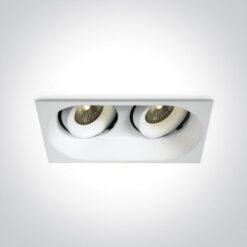 LED луна за вграждане One Light 11207WD/W/W 13W 3000K IP54 DIMMABLE WHITE ROUND