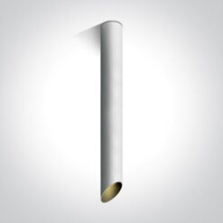 Луна за външен монтаж One Light 12105E3/W/B White Cylinder Surface Mounting Lamp
