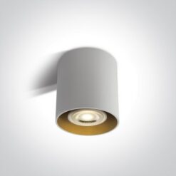 Луна за външен монтаж One Light 12105T/W White Round Surface Mounting Lamp
