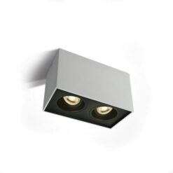Луна за външен монтаж One Light 12205YA/W White ReCTangular Surface Mounting Lamp