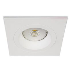 Луна за вграждане One Light 50105ALG/W White Square Recessed Lamp