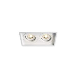 Луна за вграждане One Light 51205N/W White ReCTangular Recessed Lamp