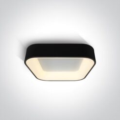 Плафон ONE LIGHT 62132NA/B/W 38W 3000K SQUARE LED LAMP