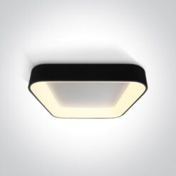Плафон ONE LIGHT 62142NA/B/W 50W 3000K SQUARE LED LAMP
